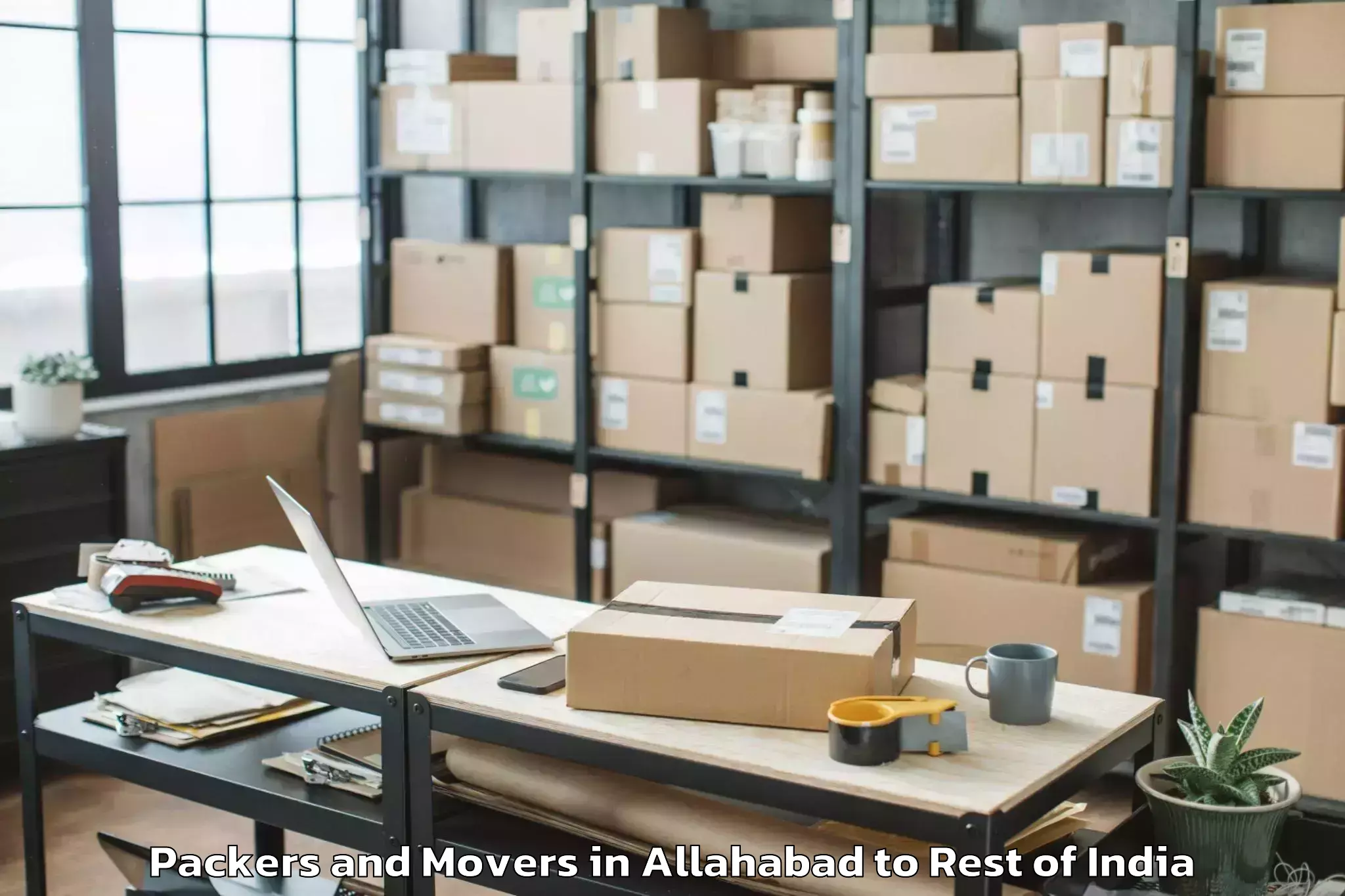 Professional Allahabad to Gelling Packers And Movers